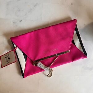 Juicy Couture Fuchsia and Black Clutch